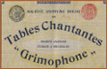 Tables chantantes Grimophone